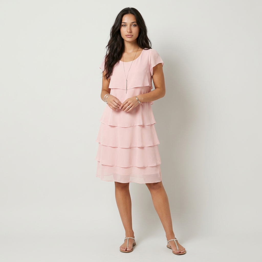 Martina | Vestido Midi con Volantes