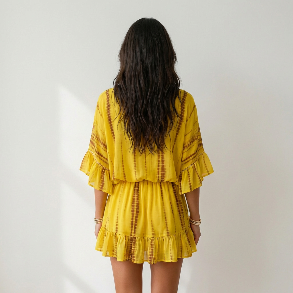 Alejandra | Vestido Boho Amarillo