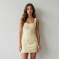 Daniela | Vestido Ajustado Amarillo