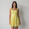 Lucía | Vestido Floral Amarillo