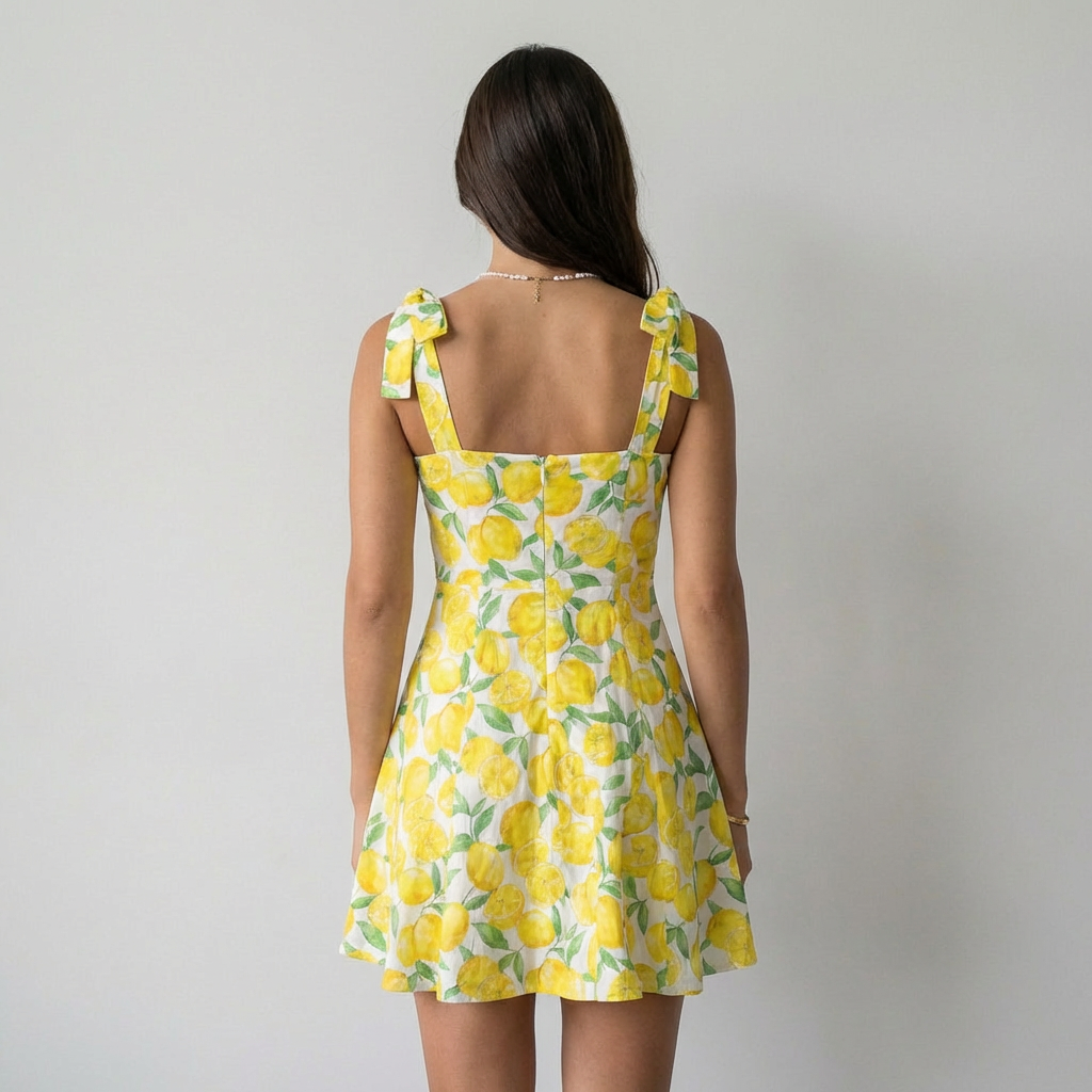 Lucía | Vestido Floral Amarillo