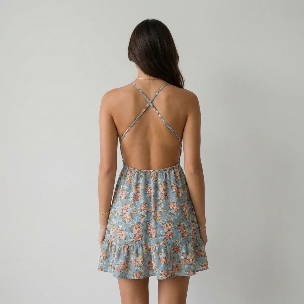 Natalia | Vestido Floral Cruzado