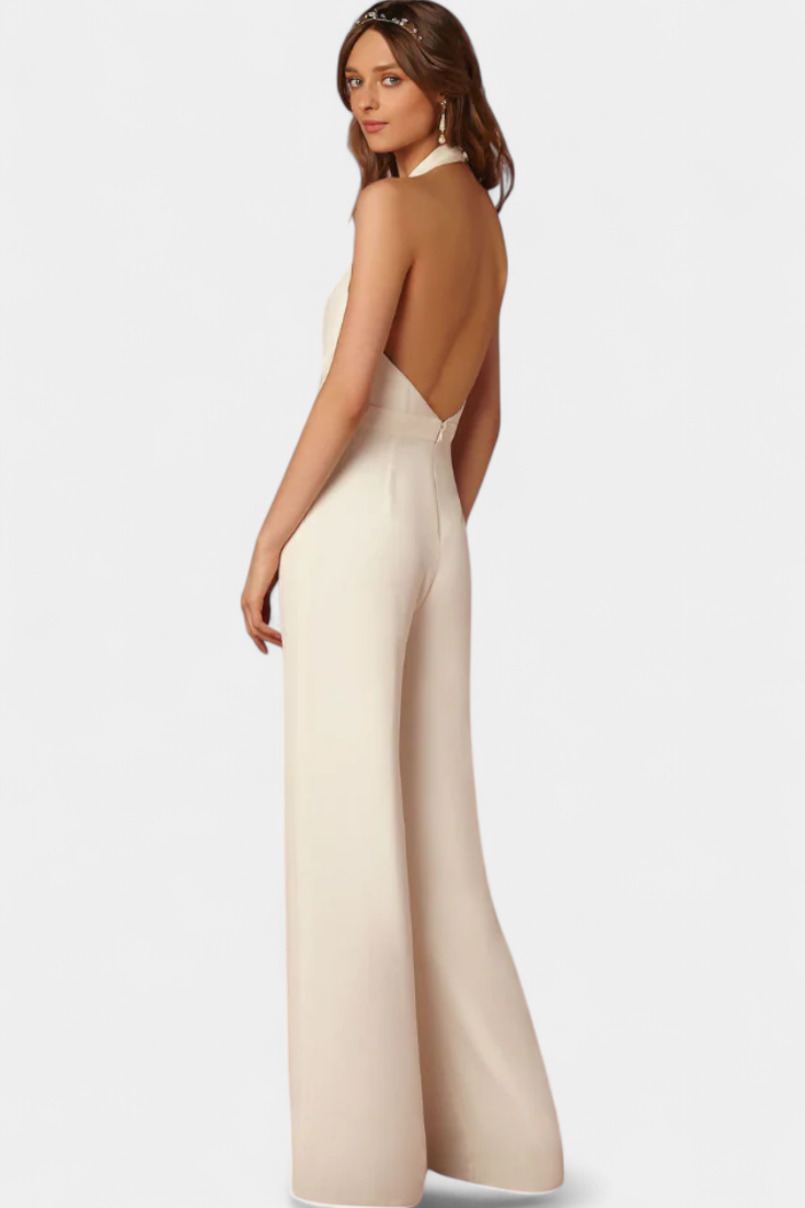 Lucia | Mono de Pierna Ancha con Elegancia Ligera