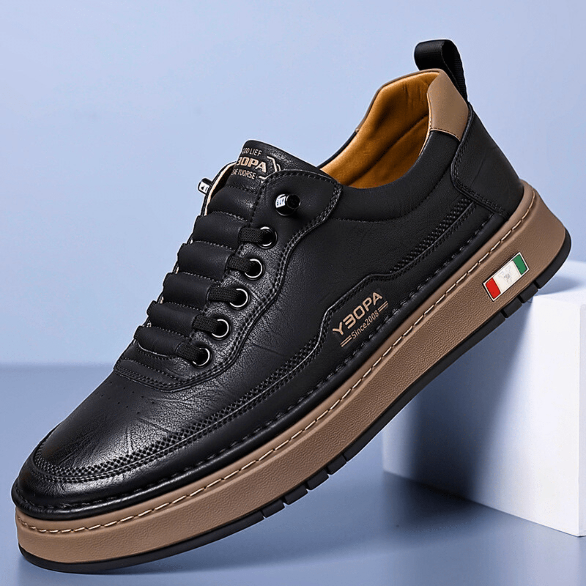 Carlos | Zapatillas de Cuero Clásicas