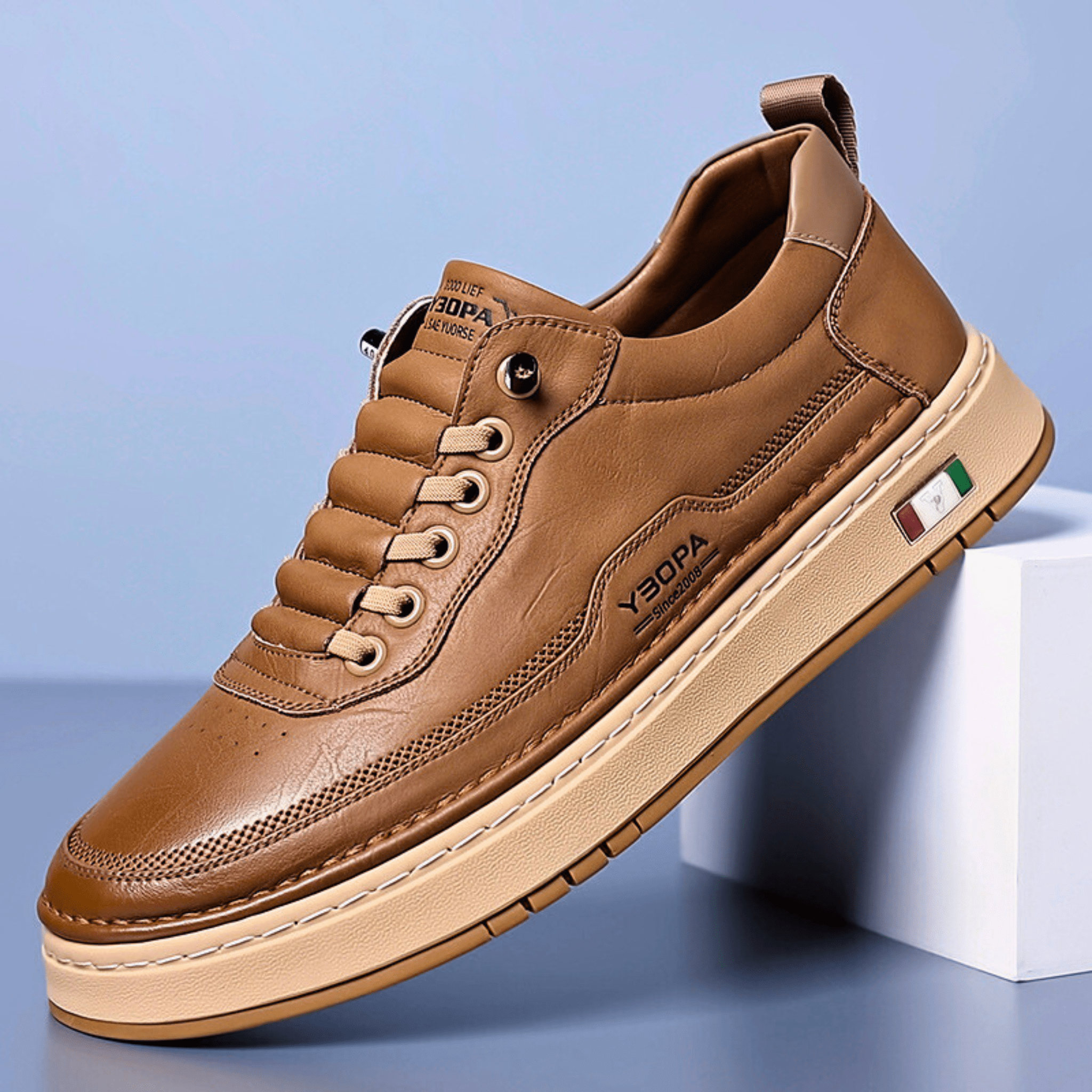 Carlos | Zapatillas de Cuero Clásicas