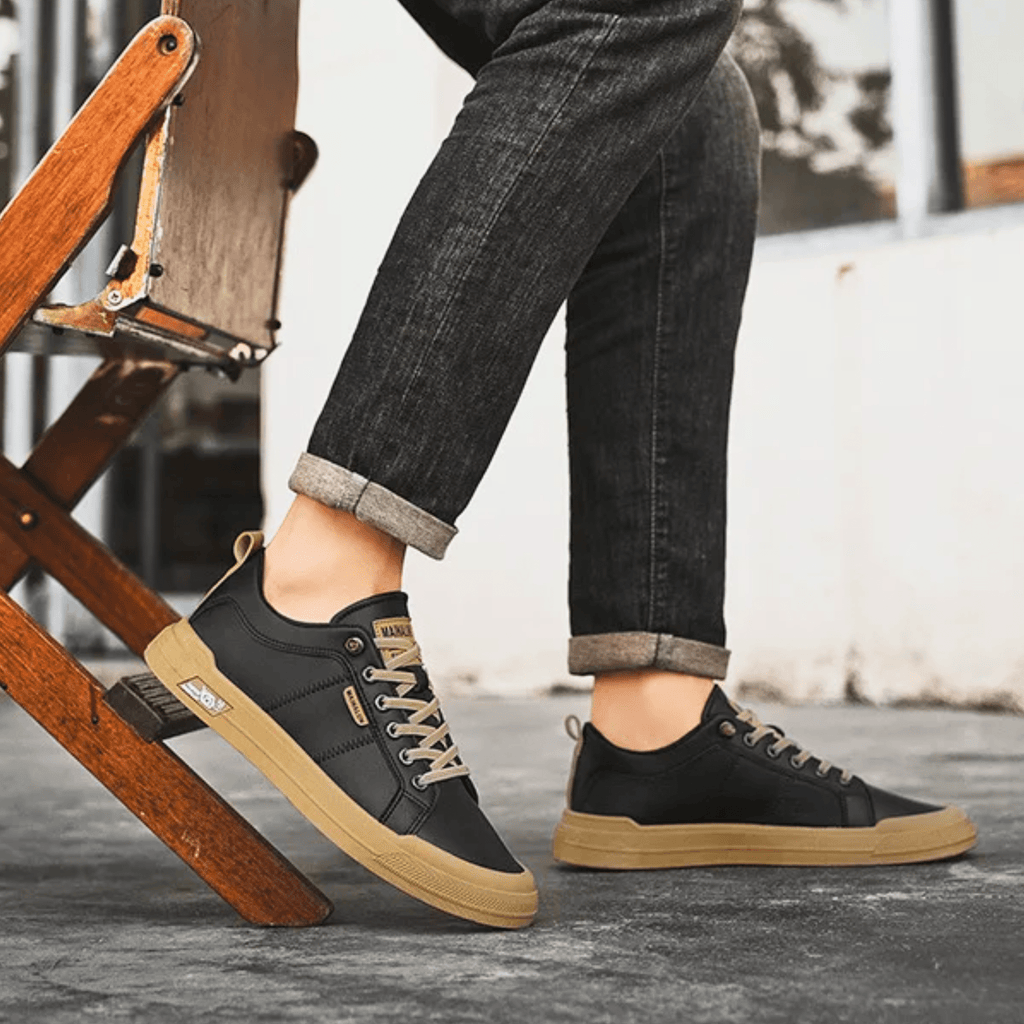 Mateo | Zapatillas de cuero clásicas
