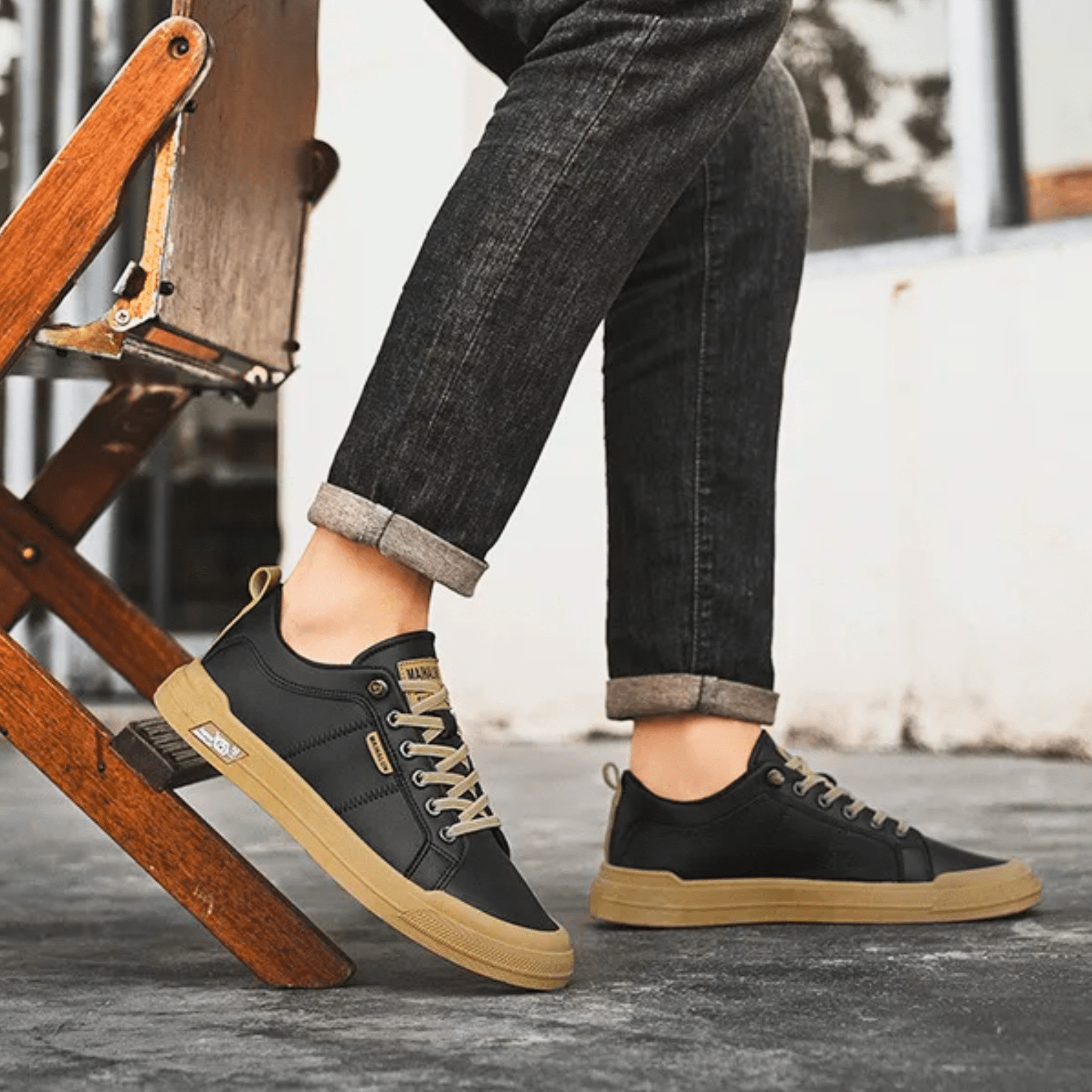 Mateo | Zapatillas de cuero clásicas