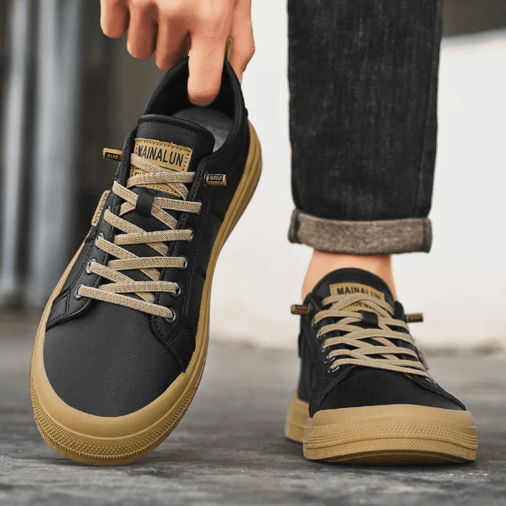 Mateo | Zapatillas de cuero clásicas