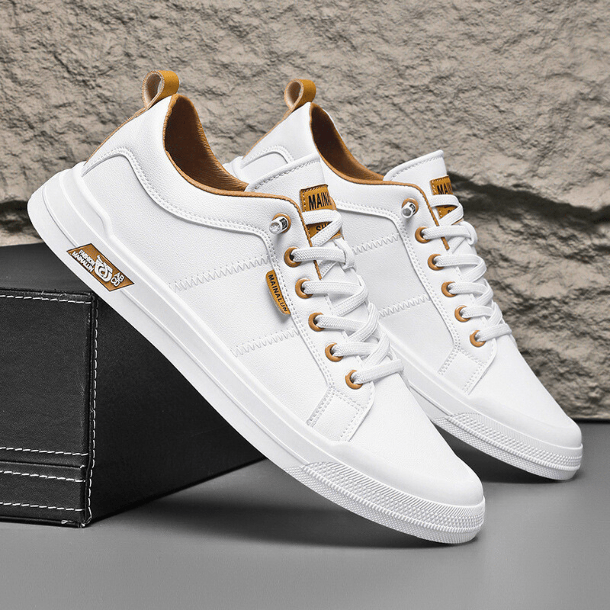 Mateo | Zapatillas de cuero clásicas