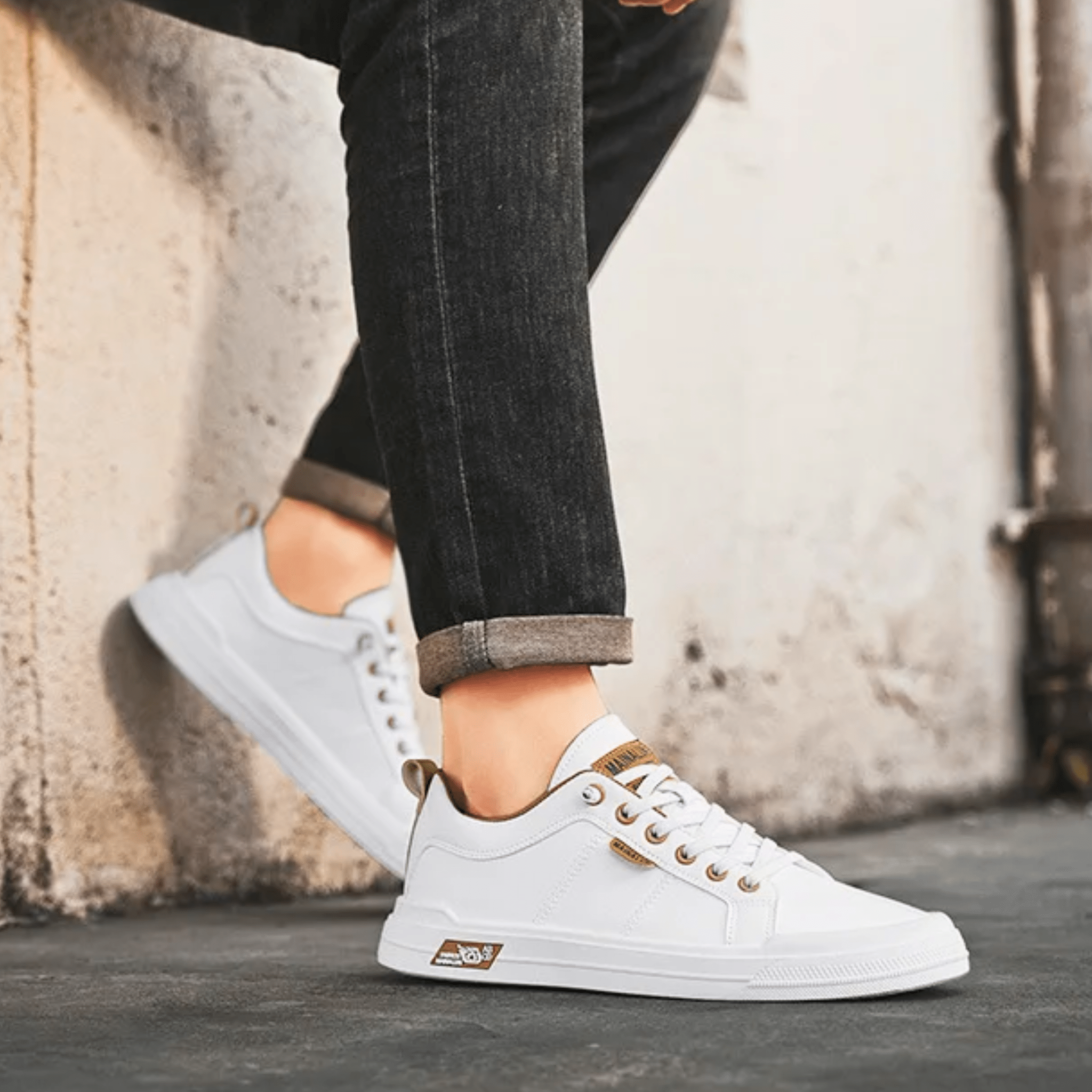 Mateo | Zapatillas de cuero clásicas